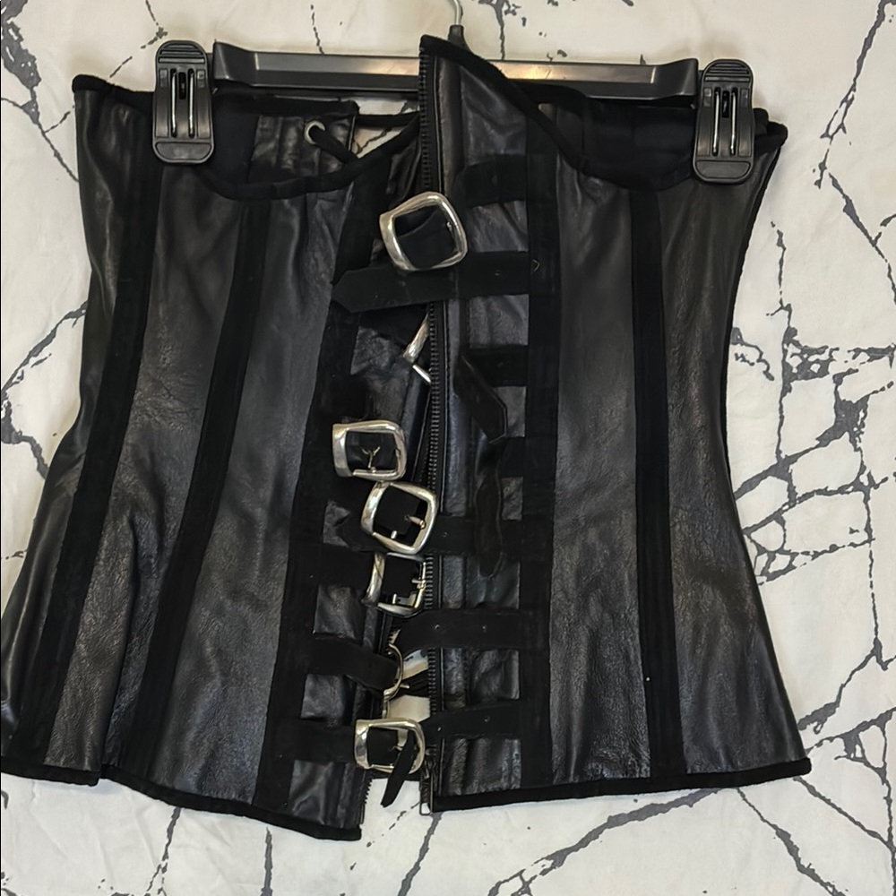 Black Buckle Corset
